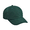 Otto Cap Deluxe Garment Washed Cotton Twill Low Profile Pro Style Caps Dark Green