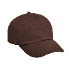 Otto Cap Deluxe Garment Washed Cotton Twill Low Profile Pro Style Caps Dark Brown