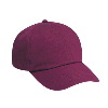 Otto Cap Deluxe Garment Washed Cotton Twill Low Profile Pro Style Caps Maroon