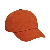 Otto Cap Deluxe Garment Washed Cotton Twill Low Profile Pro Style Caps Texas Orange