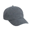 Otto Cap Deluxe Garment Washed Cotton Twill Low Profile Pro Style Caps Charcoal Gray