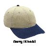 Otto Cap Deluxe Garment Washed Cotton Twill Low Profile Pro Style Two Tone Color Caps 