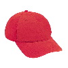 Otto Cap Washed Cotton Twill Low Profile Pro Style Caps Red