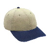 Otto Cap Washed Cotton Twill Low Profile Pro Style Two Tone Color Caps Navy/Khaki
