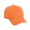 Otto Cap Superior Washed Pigment Dyed Cotton Twill Low Profile Pro Style Caps Pumpkin Orange