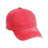 Otto Cap Superior Washed Pigment Dyed Cotton Twill Low Profile Pro Style Caps Red