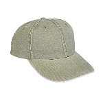 Washed Pigment Dyed Bull Denim Low Profile Pro Style Caps
