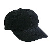 Otto Cap Washed Pigment Dyed Bull Denim Low Profile Pro Style Caps Black