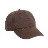 Otto Cap Washed Pigment Dyed Cotton Twill Low Profile Pro Style Caps Brown
