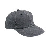 Otto Cap Washed Pigment Dyed Cotton Twill Low Profile Pro Style Caps Charcoal Gray