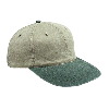 Otto Cap Washed Pigment Dyed Cotton Twill Low Profile Pro Style Two Tone Color Caps Dark Green/Khaki