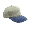 Otto Cap Washed Pigment Dyed Cotton Twill Low Profile Pro Style Two Tone Color Caps Navy/Khaki