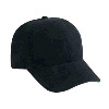 Otto Cap Stone Washed Cotton Twill Low Profile Pro Style Caps Black