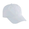 Otto Cap Stone Washed Cotton Twill Low Profile Pro Style Caps White