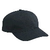 Otto Cap Washed Bull Denim Low Profile Pro Style Caps Black