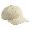 Otto Cap Brushed Bull Denim Low Profile Pro Style Caps Khaki