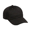 Otto Cap Brushed Cotton Twill Low Profile Pro Style Caps Black