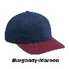Otto Cap Brushed Cotton Twill Low Profile Pro Style Two Tone Color Caps 