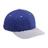 Otto Cap Brushed Cotton Twill Low Profile Pro Style Two Tone Color Caps Gray/Royal