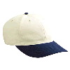 Otto Cap Natural Cotton Twill Low Profile Pro Style Two Tone Color Caps Navy/Natural