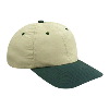 Otto Cap Polyester Microfiber Low Profile Pro Style Two Tone Color Caps Dark Green/Khaki