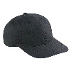 Otto Cap Brushed Cotton Twill Soft Visor Low Profile Pro Style Caps Black