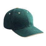 Brushed Bull Denim Sandwich Visor Low Profile Pro Style Caps