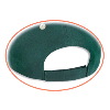 Otto Cap Brushed Bull Denim Sandwich Visor Low Profile Pro Style Two Tone Color Caps Royal/White/White