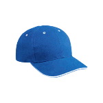 Brushed Bull Denim Sandwich Visor Low Profile Pro Style Caps