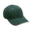 Otto Cap Brushed Cotton Twill Sandwich Visor Low Profile Pro Style Caps Dark Green/Khaki