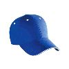 Otto Cap Brushed Cotton Canvas Sandwich Visor Low Profile Pro Style Caps Royal/White