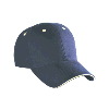 Otto Cap Brushed Cotton Canvas Sandwich Visor Low Profile Pro Style Caps Navy/Khaki