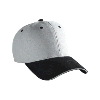Otto Cap Brushed Cotton Cotton Canvas Sandwich Visor Low Profile Pro Style Two Tone Color Caps Black/Gray/Gray