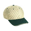 Otto Cap Polyester Pro Mesh Sandwich Visor Low Profile Pro Style Two Tone Color Caps Dark Green/Khaki/Khaki