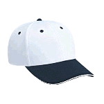 Polyester Microfiber Sandwich Visor Low Profile Pro Style Two Tone Color Caps