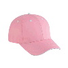 Otto Cap Cotton Twill Sandwich Visor Low Profile Pro Style Caps Pink/White
