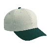 Otto Cap Wool Blend Low Profile Pro Style Two Tone Color Caps Dark Green/Stone Gray