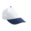 Otto Cap Wool Blend Low Profile Pro Style Two Tone Color Caps Navy/White