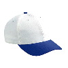 Otto Cap Wool Blend Low Profile Pro Style Two Tone Color Caps Royal/White