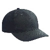 Otto Cap Brushed Bull Denim Low Profile Pro Style Caps Black