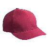 Otto Cap Brushed Bull Denim Low Profile Pro Style Caps Burgundy Maroon