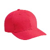 Otto Cap Brushed Bull Denim Low Profile Pro Style Caps Red
