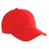 Otto Cap Brushed Cotton Twill Low Profile Pro Style Caps Red