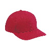 Otto Cap Brushed Cotton Twill Low Profile Pro Style Caps Red