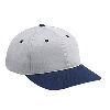 Otto Cap Brushed Cotton Twill Low Profile Pro Style Two Tone Color Caps Navy/Gray