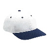 Otto Cap Brushed Cotton Twill Low Profile Pro Style Two Tone Color Caps Navy/White
