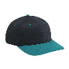 Otto Cap Brushed Cotton Twill Low Profile Pro Style Two Tone Color Caps Jade/Black