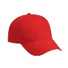 Otto Cap Brushed Cotton Canvas Low Profile Pro Style Caps Red