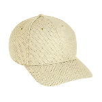 Polyester Pro Mesh Gray Undervisor Low Profile Pro Style Caps