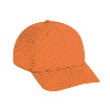 Otto Cap Polyester Pro Mesh Gray Undervisor Low Profile Pro Style Caps Orange